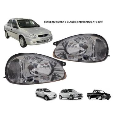 Imagem de PAR FAROL CORSA WIND 1994 1995 1996 97 98 99 ATE 2002 acr - BBS / AI