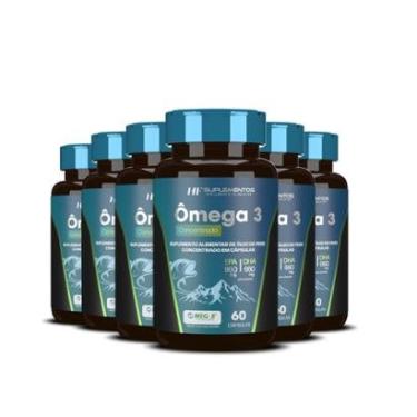 Imagem de Ômega 3 Concentrado 60 Caps Hf Suplementos com 6-Unissex