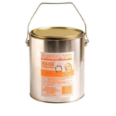 Imagem de Asfalto Piche Líquido Lata 3kg Impermeabilização Betume Herr