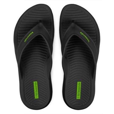 Imagem de Chinelo Ortopédico Super Leve Masculino Boaonda Bolt Conforto Cor:Preto + Grafite;Taman...