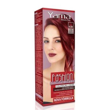 Imagem de Coloração Fashion Color 6.26 Louro Escuro Irisado Vermelho Marsala 60g