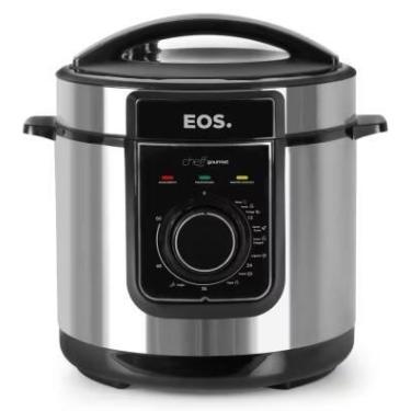 Imagem de Panela de Pressão 5L Ultra Turbo EOS 900W com Timer em Inox 220V, 220V