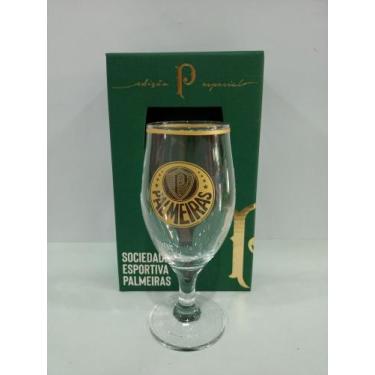Imagem de Taça Windsor - 330ml Série Ouro - Palmeiras - Brasfoot - Brasfoot
