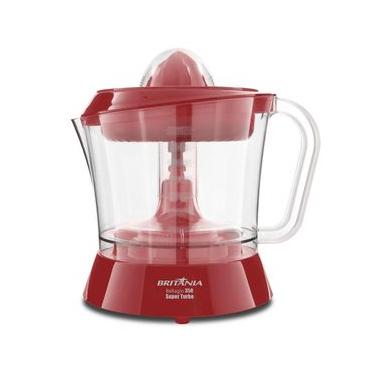 Imagem de Espremedor de Frutas Elétrico Bellagio 350 Turbo 35W Vermelho 110V Britânia