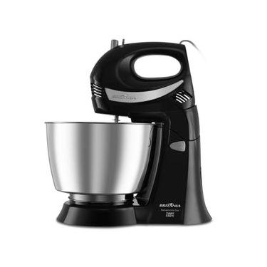 Imagem de Batedeira de Mão Britânia Diamante Inox 4 e 3L 550W 4 Velocidades Preto 110V