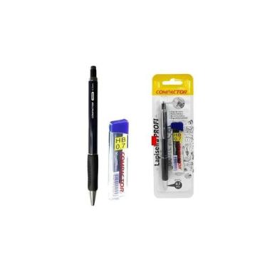 Imagem de Kit Compactor Lapiseira Profi 0,7mm + Tubo Grafite Minas