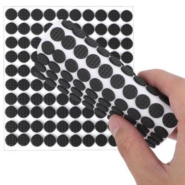 Imagem de Protetores de feltro para móveis Goktvai, 300 peças, 1 cm, espuma pret