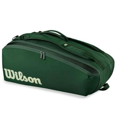 Imagem de Raqueteira Wilson Blade V10 9pk Verde