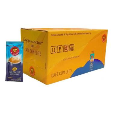 Imagem de Café com Leite em Pó 3 Corações - 50 Sachês 20g