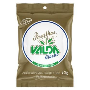 Imagem de VALDA PASTILHA CLASSIC MENTOL SACHE 12G - Alívio para Garganta