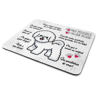 Imagem de Mouse Pad Dog - Meu Poodle, melhor pessoa! - JPS INFO