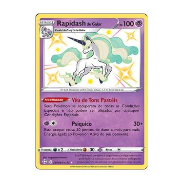Imagem de Pokémon tcg: Rapidash de Galar (SV048/SV122) - SWSH4.5 Destinos Brilhantes