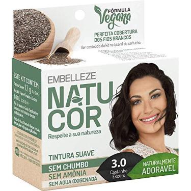 Imagem de natucor Tinta De Cabelo Natucor Individual Castanho Escuro 3.0 Naturalmente Adorável