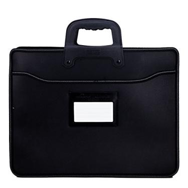 Imagem de Elonglin Pasta Unissex de Oxford para Laptop e Papel de A4 Bolsa para Documentos Notebook Negócio Zíper Grande Capacidade