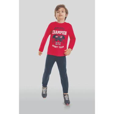 Imagem de Camiseta Infantil Marisol Champion Vermelho