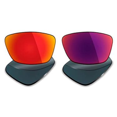 Imagem de 2 pares de lentes polarizadas de substituição para óculos de sol Oakley Conductor 6 – Opções