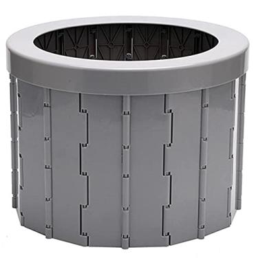 Imagem de GQYYS Banqueta portátil dobrável para carro ao ar livre, acampamento, vaso sanitário, carro, vaso sanitário, design ergonômico, para acampamento, caminhadas, viagens longas e congestionamento de trânsito, lavável