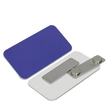 Imagem de Imprue Etiqueta/crachá em branco – Pacote com 25 – cantos redondos, suporte magnético para funcionários de escritório, profissional, crachá de nome de garçonete, etiqueta de nome de enfermeira