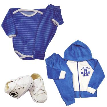 Imagem de Kit Roupa De Bebê Enxoval Maternidade Body E Mijão 5 Peças