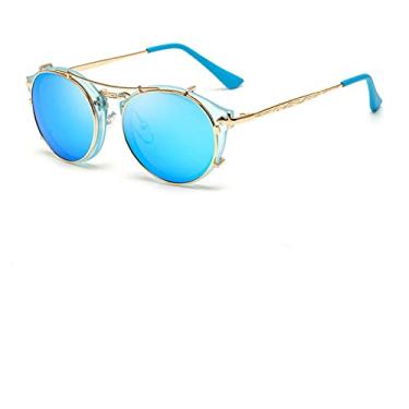 Imagem de Sunglasses Men Removable Round Glasses Steampunk Women Carve Design Sunglass,4,China