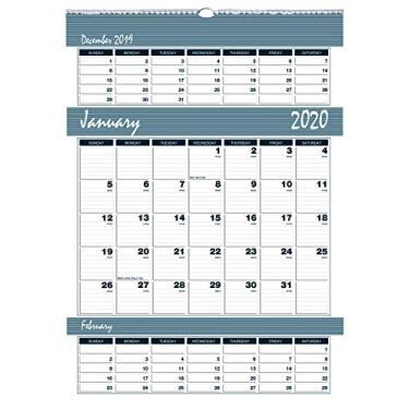 Imagem de Calendário de parede House of Doolittle 2020 mensal, Bar Harbor, 15 x 18 cm, janeiro - dezembro, Três meses, 12 x 17 Inches