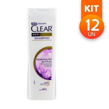 Imagem de Shampoo Clear Anticaspa Hidratação Intensa Bio Booster Cabelos Bonitos
