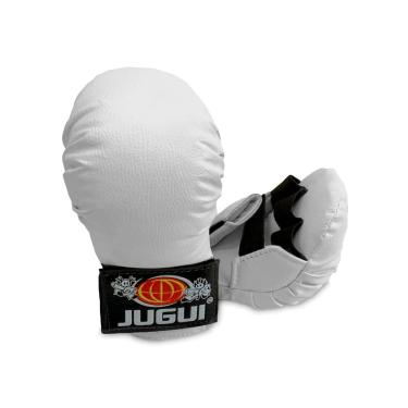 Imagem de Luvas Karate Treino e Competição - Jugui - Branca - Infantil