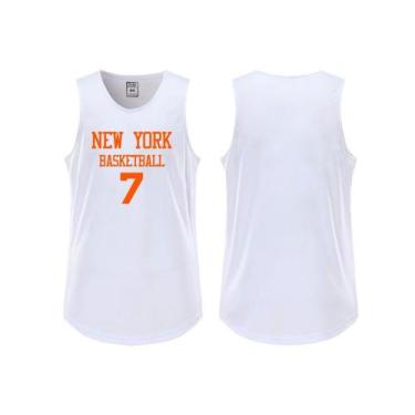 Imagem de Regata Basquete New York Esportiva Camiseta Academia Treino Basketball