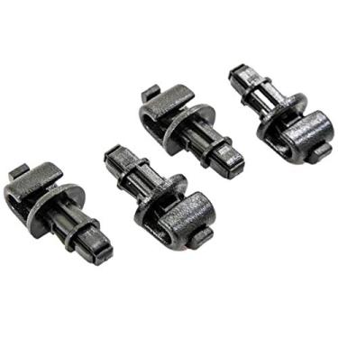 Imagem de Ezzy Auto Conjunto de 4 Portas Deslizantes Pretas para Sombra Solar, Kit de Clipe de Gancho para Honda Odyssey 2005-2010.