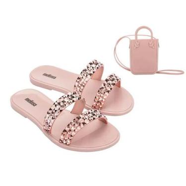 Imagem de Chinelo Melissa Bling Slide + Bolsa Transversal