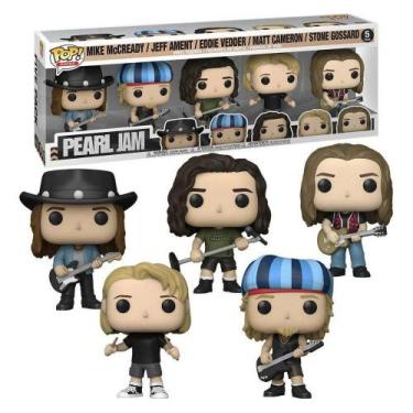 Imagem de Pearl Jam Pack Com 5 Pop Funko Rocks - Funko Pop