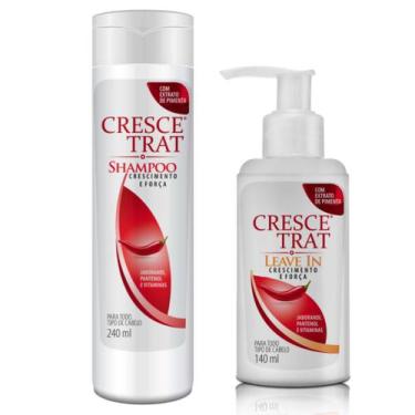 Imagem de Crescetrat Shampoo E Leave In Anti Queda P/ Crescimento Capilar Para H