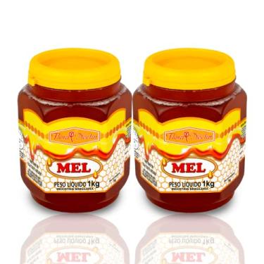 Imagem de Mel De Abelha Puro 1 Kg Flora Néctar - Kit 2 Mel de 1kg