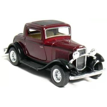 Imagem de Miniatura Coleção Ford 3 Window Coupe 1932 Escala 1:34 - Kinsmart