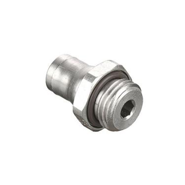 Imagem de Parker 68PLM-14M-8G-pk10 Prestolok PLM Encaixe de Metal para Ligar, Tubo para Tubo, Latão Niquelado, Conector de Pressão para Ligar e Macho BSPP, 14 mm e 1/2" (pacote com 10)