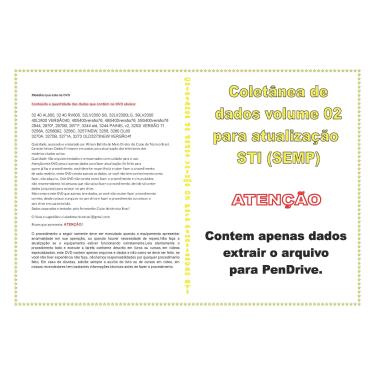 Imagem de DVD Coletânea de dados volume 02 para atualização STI (SEMP)