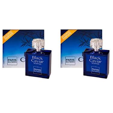 Imagem de 2 Perfumes Black Caviar Woman 100 ml - Lacrado - Paris Elysees