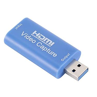 Imagem de MERIGLARE Placa de captura de vídeo HDMI, placa de captura de vídeo HDMI para USB 2.0 1080P Grave via filmadora DSLR