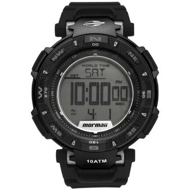 Imagem de Relógio MORMAII masculino digital preto MO0540/8P
