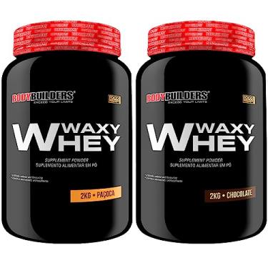 Imagem de Kit 2x Whey Protein Waxy Whey Chocolate e Paçoca 2kg - Bodybuilders
