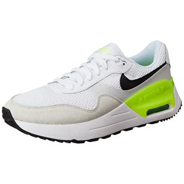 Imagem de Nike T nis de corrida feminino Air Max Systm, Branco/preto - platina pura - Volt, 8.5 US