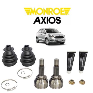 Imagem de Par Junta Homocinética Fixa Lado Roda Axios 20x25  Dianteira Ford Ka 2014 A 2021