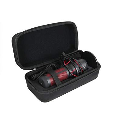 Imagem de Hermitshell Estojo rígido de viagem para microfone condensador HyperX QuadCast X/HyperX QuadCast S/HyperX QuadCast 2 S (preto)