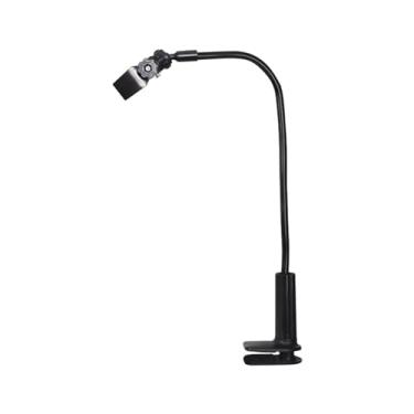 Imagem de ＫＬＫＣＭＳ Suporte para secador de cabelo de animais de estimação, suporte para secador de cabelo de cachorro, pescoço de ganso, secagem preguiçosa, suporte para, preto