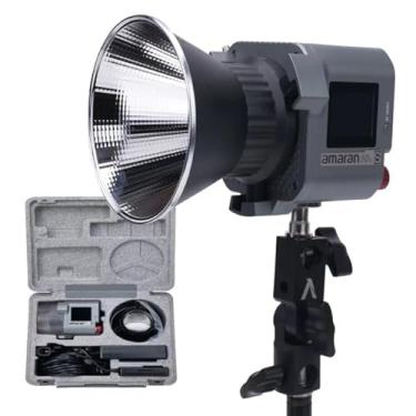 Imagem de Aputure Amaran COB 60X S LED VÍDEO Luz 60W Bi-Color 2700-6500K Bowens Mount Sound-Source LED Fotografia Iluminação para vlogger, fotógrafo, cineasta