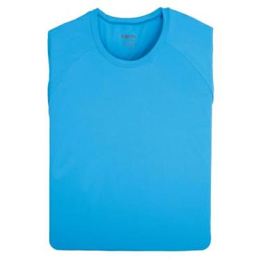 Imagem de Camiseta Mash Masculina Manga Longa com Proteção Uv Fps 50 - Azul claro - Gg