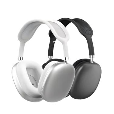 Imagem de Fone Headphone Bluetooth (Branco/Preto)