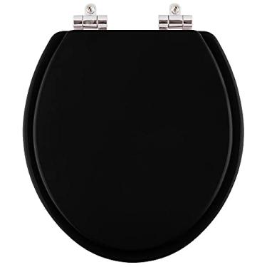 Imagem de Tampa de Privada Poliéster Soft Close Fiori Preto para louça Fiori 6lpf