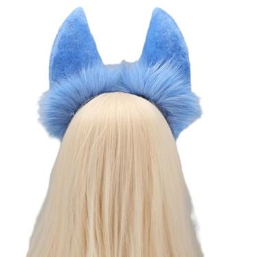 Imagem de Adulto Adolescentes Cosplay Raposas Orelha Bandana Pelúcia Argola Cabelo Maquiagem Transmissão Festivais Música Festa Headpieces Headpieces Halloween Para Mulheres Headbands