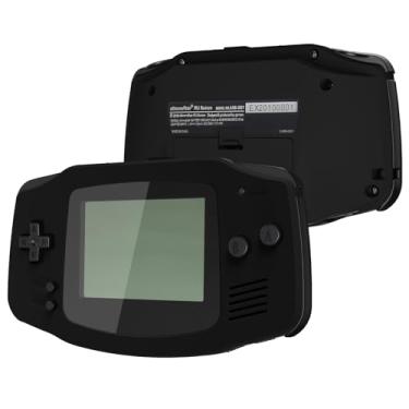 Imagem de Capa de reposição para tela completa e lente preta para Gameboy Advance, compatível com IPS e LCD padrão, sem console e tela IPS